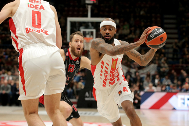 Звезда наставила традицију победа у Милану: Берон и Браун срушили Армани (ФОТО)