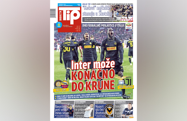 Нови број “Типа”: Коло дербија у Италији - Интер коначно може до круне