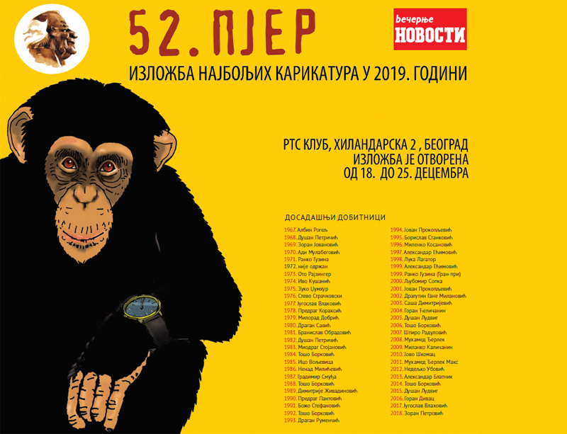 Акција Новости: “Пјер” је најбоље огледало српске карикатуре