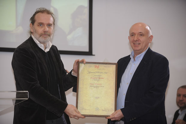 Хандке о Нобелу прво говорио за Новости: Специјална награда УНС нашем дописнику из Париза Горану Чворовићу