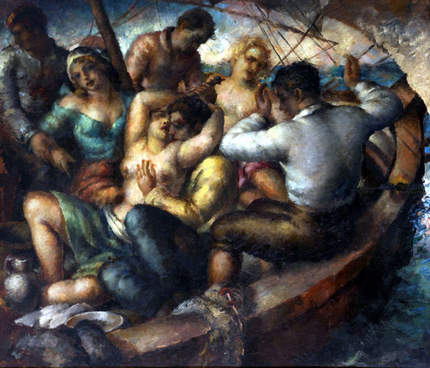 Новогодишња аукција у галерији Арте: Пред Београђанима први пут  Пијана лађа Младена Јосића, на продају и дела Коњовића, Лубарде,  Паје Јовановића, Лубарде
