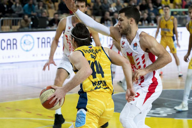 Звезда се мучила са десеткованом Приморском: Црвено-бели у финишу сломили Словенце 