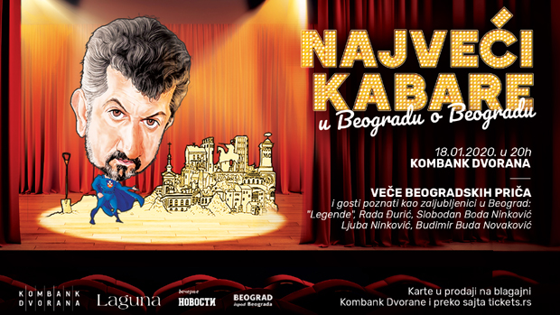 Вече београдских прича: Највећи кабаре у Београду о Београду