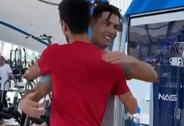 Роналдо подучава Ђоковића у теретани: Било је задовољство тренирати са тобом, пријатељу (ФОТО/ВИДЕО)