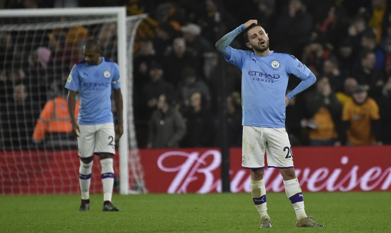 Гвардиола предаје титулу Клопу: Сити испустио два гола предности, Вулверхемптон искористио бројчану предност и преокренуо