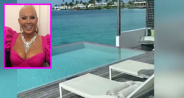 Шампањац, јагоде и поглед на океан: Брена показала у каквом луксузу ужива породица Живојиновић