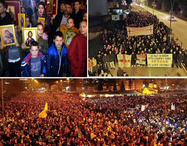 Црна Гора се умирити не може: Најмасовније окупљање у Подгорици икада, Бијело Поље се уписало у историју, у Никшићу 40.000 верника  (ФОТО+ВИДЕО)