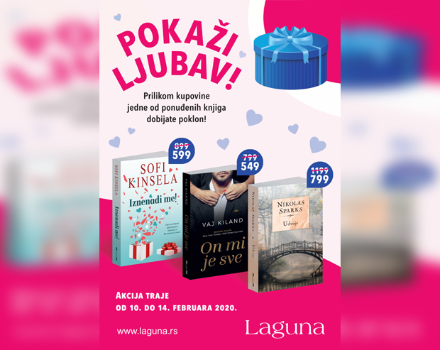 Покажи љубав – припремите се за Дан заљубљених: Познати добитници поклона који дарују Новости и Лагуна