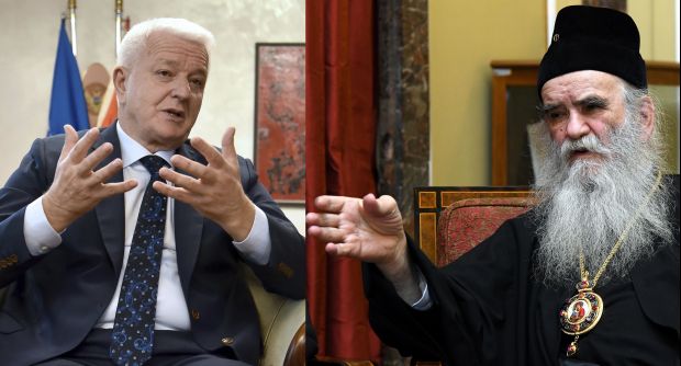 Почео састанак Амфилохија и Марковића: Присуствују и министри и епископи