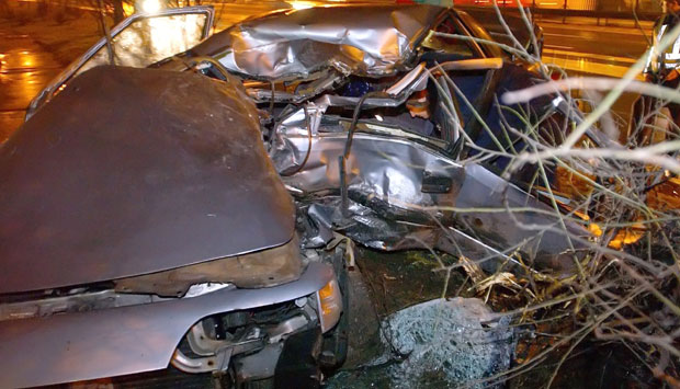 Трагедија код Пожаревца: Аутомобил слетео са пута, возач погинуо на лицу места