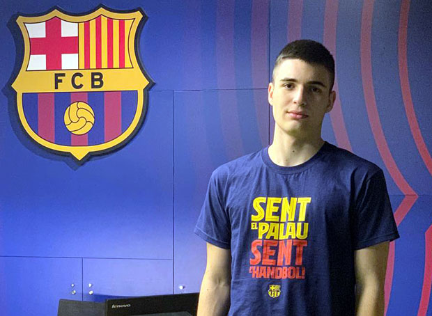 Сан о Барси није неостварив: Немања Пештић, млади рукометаш Јединства из Брчког, био на проби у славном клубу