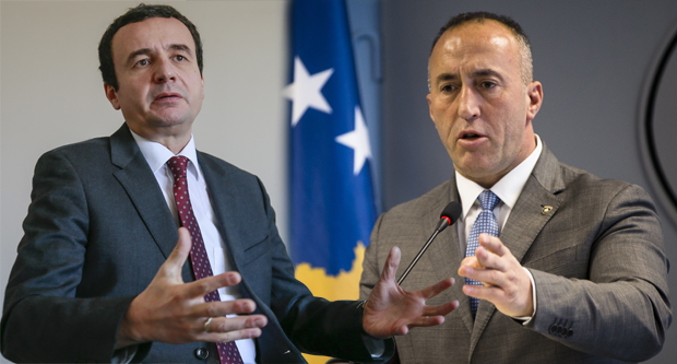 Сахранио си обећања: Харадинај послао мртвачки сандук Куртију (ФОТО)