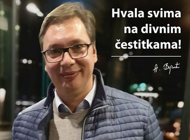 Честитке стигле од Путина, Си Ђинпинга, Ердогана, Лукашенка: Бројни светски државници честитали рођендан Вучићу