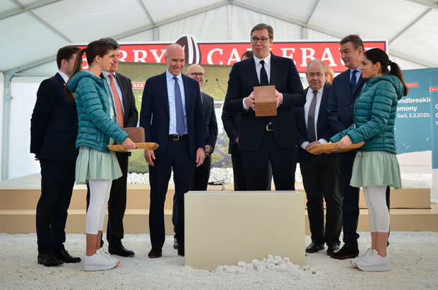 Вучић: Бари Калебоут у Новом Саду биће највећа фабрика чоколаде у овом делу Европе