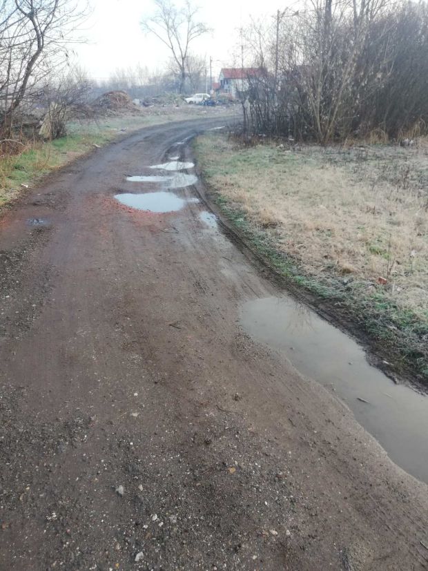 Земунци до кућа кроз блато и рупе: Становници насеља Плави Хоризонти годинама моле да им се асфалтира улица (ФОТО)