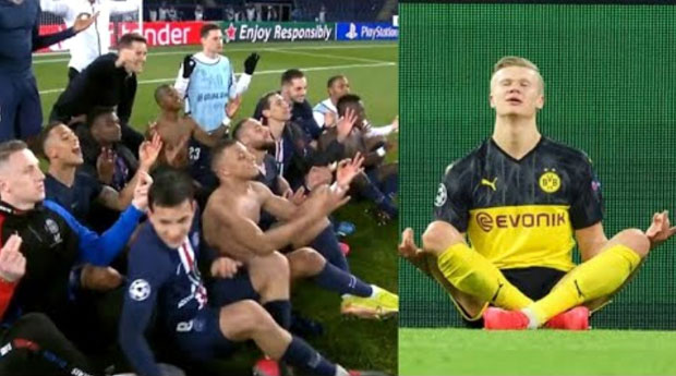 Зен освета Халанду: Фудбалери ПСЖ се имитацијом радовања реванширали Норвежанину