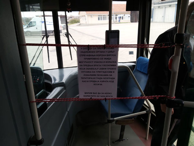 Мере заштите у возилима ГСП званично ступиле на снагу: O корони и на валидаторима