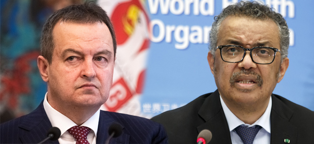 Упутићемо неопходну помоћ Србији у борби против вируса корона : Директор СЗО разговарао са Дачићем