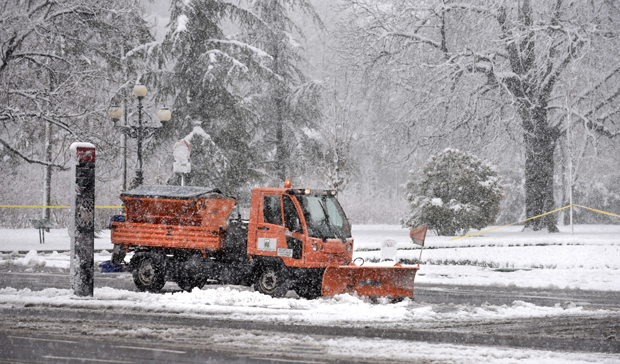 У Београду брзо очишћен пролећни снег