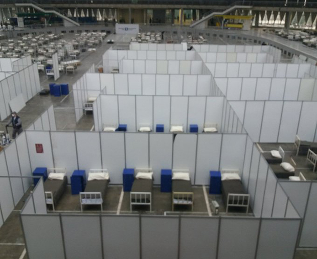 Погледајте: Ево како изгледају импровизоване собе на Београдском сајму за оболеле од вируса корона (ФОТО)