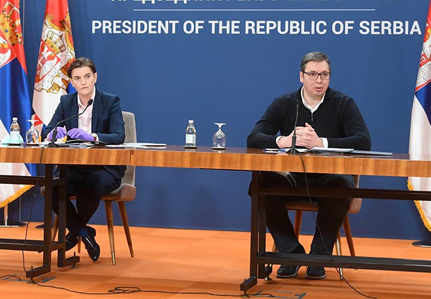 Вучић и Брнабић се обратили јавности: Биће дана када ћемо имати 20,30,50 мртвих у једном дану, Ћуприја је ново жариште, човек у Шапцу није умро од короне