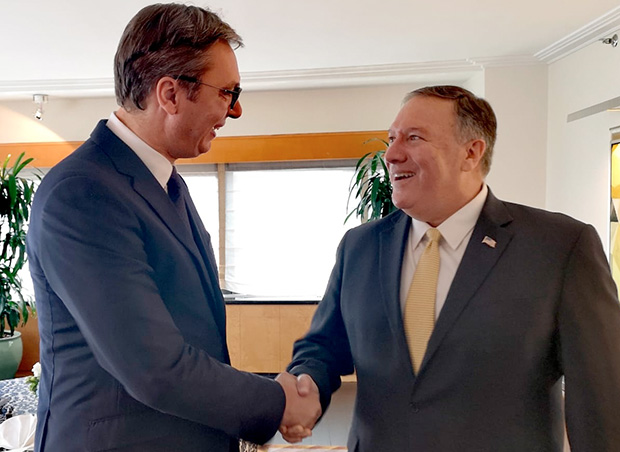 Помпео писао председнику Вучићу: У име Сједињених Држава, захваљујем Вам на ПОДРШЦИ и ПРИЈАТЕЉСТВУ у овим тешким временима!