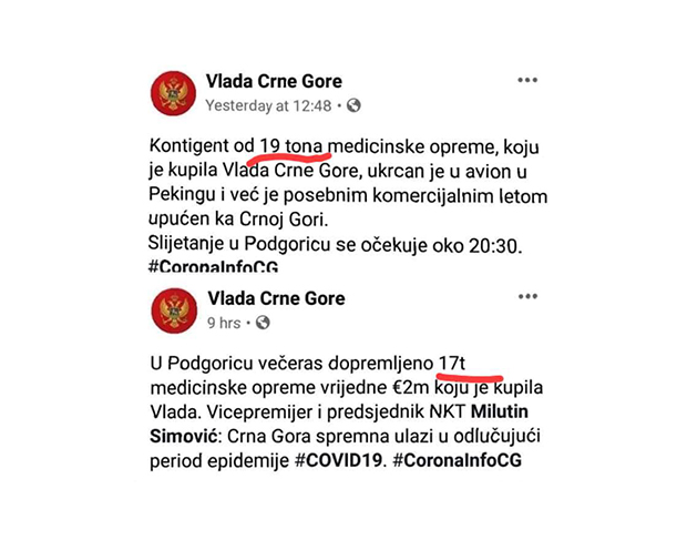 На помолу афера у Црној Гори: Нестале две тоне медицинске опреме?