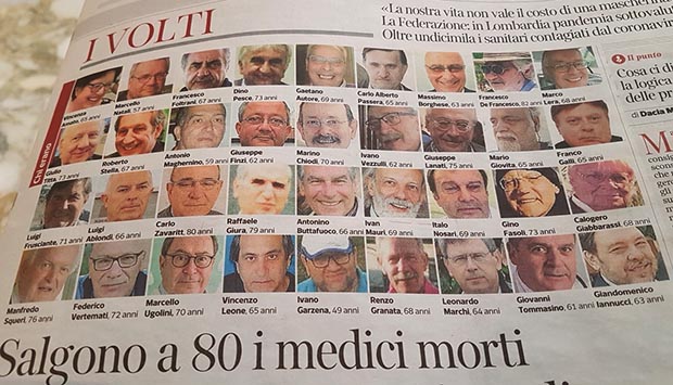 Наш живот вреди мање од цене једне маске: Вапај медицинара из Италије која има шокантан број оболелих од короне, 80 мртвих лекара