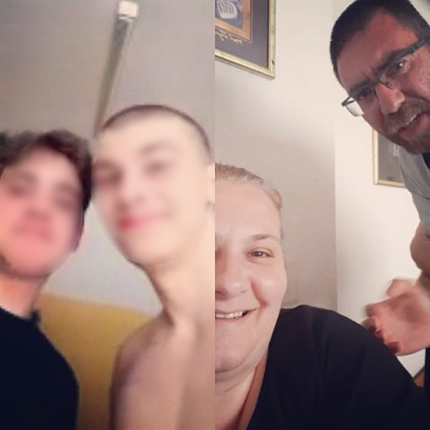 Због опаког вируса се породица окупља на мрежи: Данило (17) и Андрија (15) у друштву са родитељима - преко Скајпа 