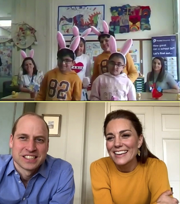 Краљевски пар изненадио децу запослених у болницама: Вилијам и Кејт хоће зечје уши