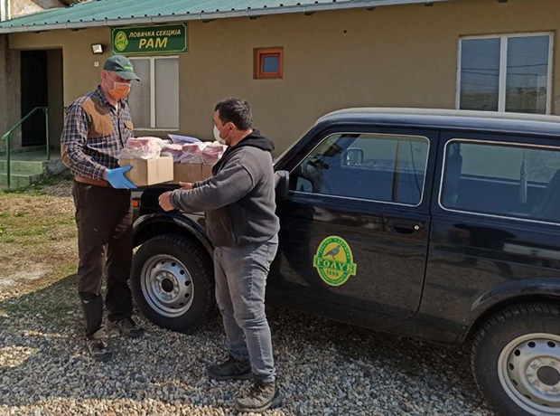 И ловци помажу током ванредног стања у Великом Градишту