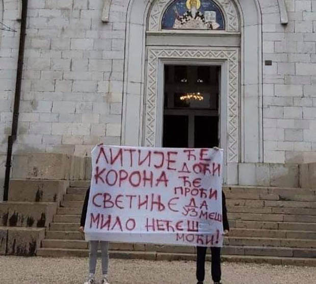 “Литије ће доћи, корона ће проћи“: Порука Никшићана режиму Мила Ђукановића (ФОТО)