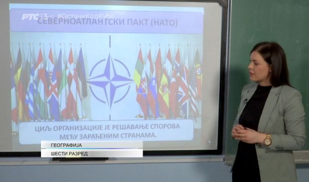 Не могу ђаци у Србији да уче да је НАТО мирољубив: Шарчевић тражи одговорност због спорне ТВ лекције