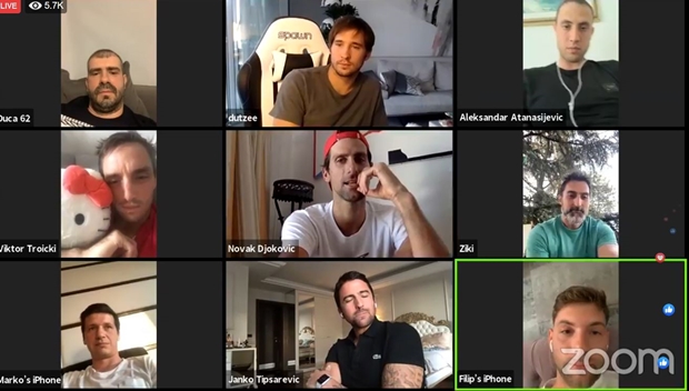 Ђоковић организовао дружење са српским спортистима: Новак признао да није присталица вакцинације, Типсаревић уверен да ће се све вратити у нормалу (ФОТО)