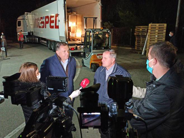 Трећи контигент помоћи из Србије стигао у Републику Српску