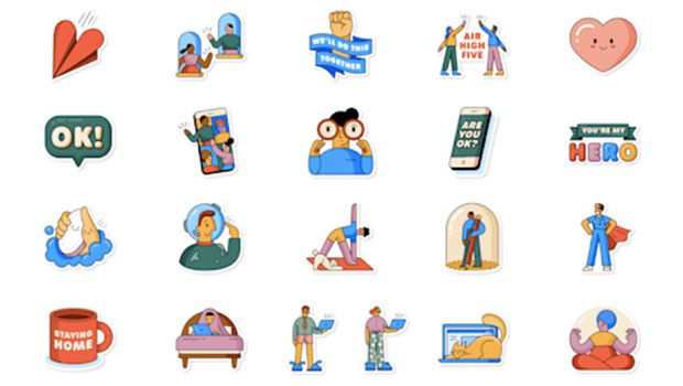WhatsApp додаје нове стикере у знак подршке друштвеном дистанцирању