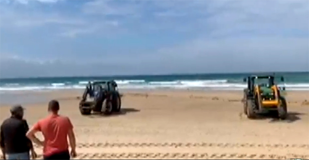 У најбољој намери: Наредио прскање плаже варикином (ВИДЕО)