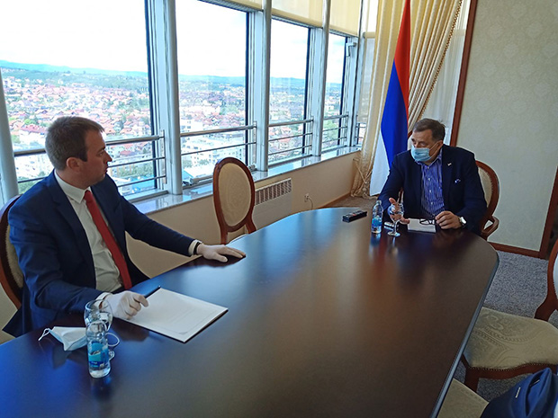 Састанак Додика и Селака: Договор о сарадњи СНСД и Социјалистичке партије Српске