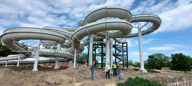 Нови базени и тобогани: Радови на аква-парку на Палићу