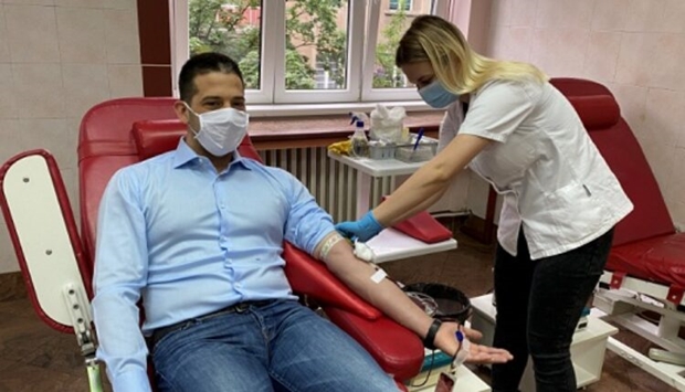 Хуманост на делу: Удовичић добровољно дао крв