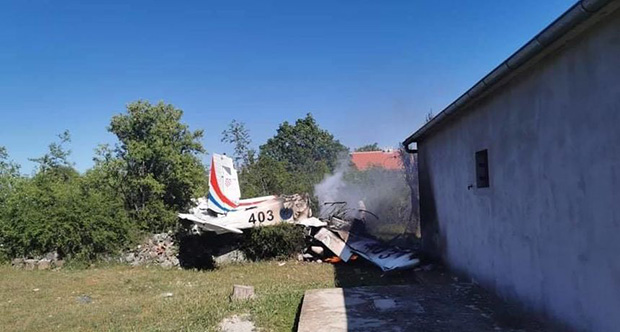ПАО АВИОН код Задра: Има жртава, ватрогасци, Хитна помоћ на лицу места