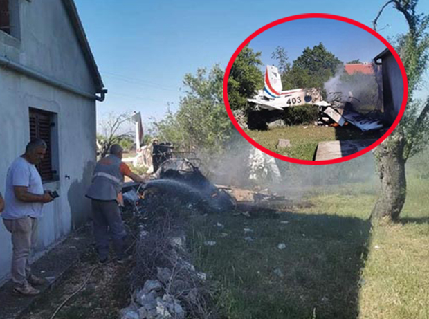 Мештани су чули у једном тренутку да не раде мотори авиона, а десетак секунди касније срушио се на тло: Не зна се зашто је пао авион код Задра