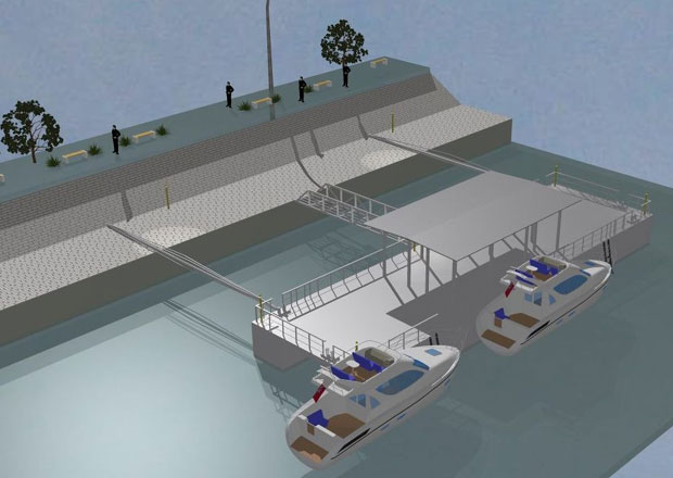 Понтони код Сајма и бетон хале: Више места за туристичке бродове