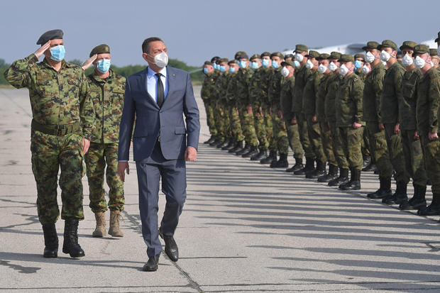 Свечани испраћај припадника Оружаних снага Руске Федерације; Министар Вулин: Наши врховни команданти обновили су и још једном потврдили вековно пријатељство