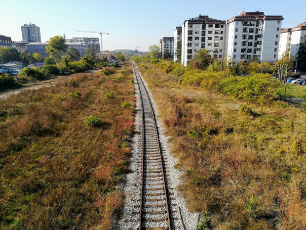 Корак ближе парку на прузи од Бетон хале до Панчевца
