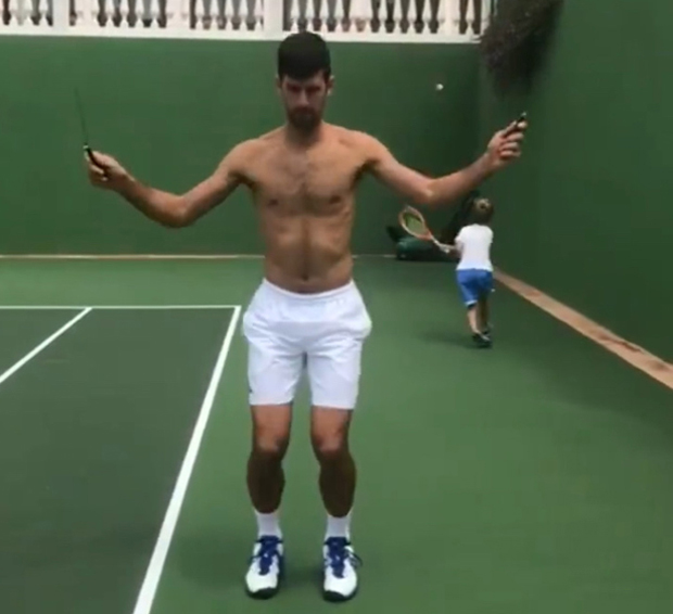 ВИДЕО: Ђоковић спремио нови изазов, а Стефан показао тениско умеће