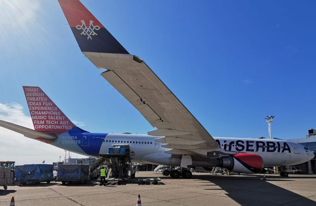 Највећи авион Ер Србије одлетео за Сеул по МЕДИЦИНСКУ ОПРЕМУ