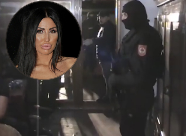 Фотографије хапшења Тијане Ајфон: Ухваћена са криминалном групом, одузето 10 пиштоља (ФОТО/ВИДЕО)