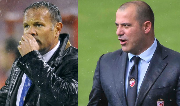 Деки као и Миха не бежи од кише: Тренер Звезде у Инђији морао да се пресвлачи на полувремену