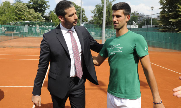 Глазура за Адрија тур: Ђоковић и Димитров тренирали, у посети и Удовичић